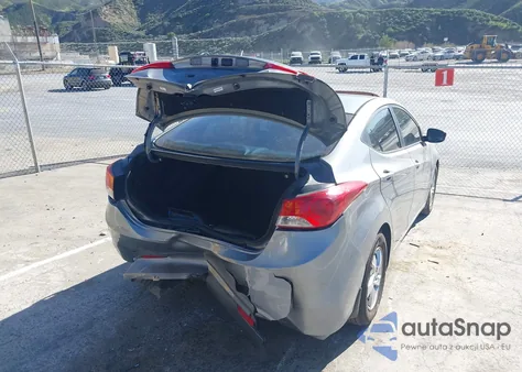 2013 Hyundai Elantra Limited из США, поврежденный, VIN KMHDH4AE8DU921887